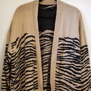 Zebra striped sweater